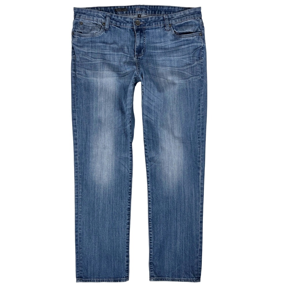 KUT from the Kloth Catherine Boyfriend Jeans 16 Straight 90s Y2K Minimalist Plus
